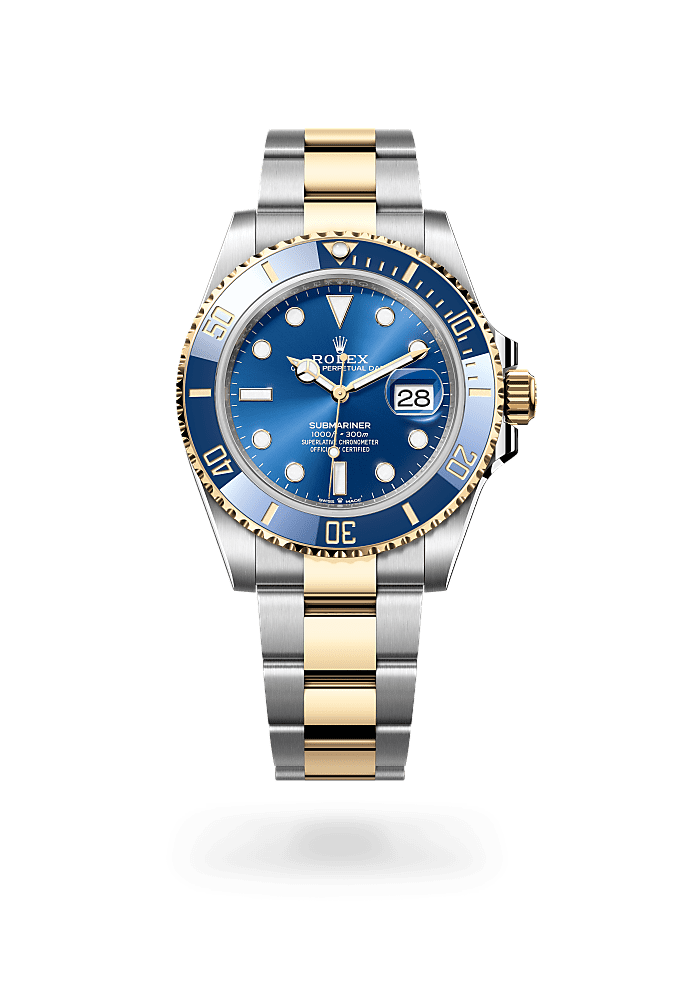 Genuine Rolex Submariner Date 126613LB reference watch; not a replica inventory photo